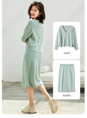 マリンスカイブルースカートセットアップ - select store mirror meマリンスカイブルースカートセットアップ195726502mirror meselect store mirror me195726502S