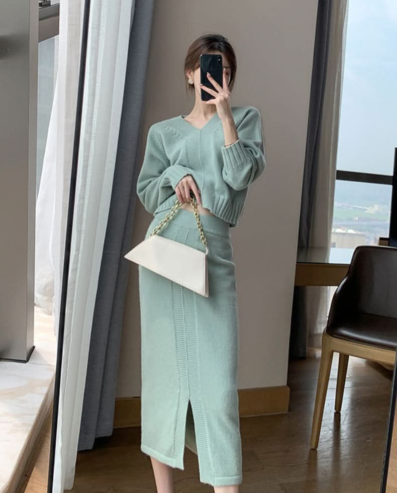 マリンスカイブルースカートセットアップ - select store mirror meマリンスカイブルースカートセットアップ195726502mirror meselect store mirror me195726502S