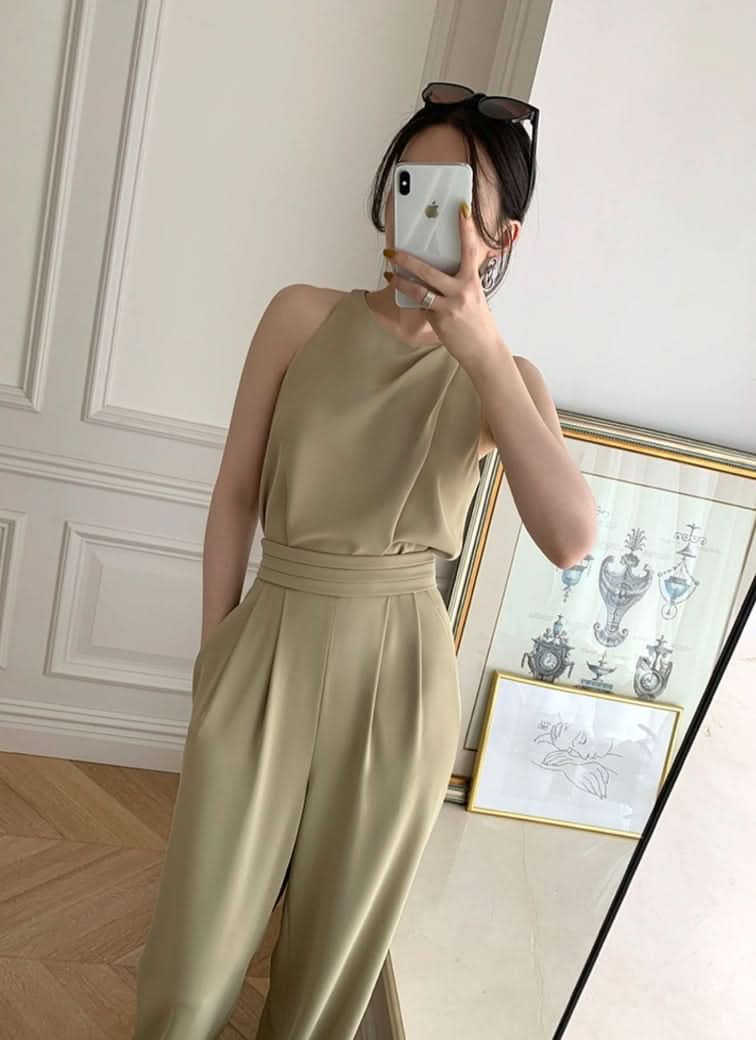 ノースリーブタックパンツセットアップ - select store mirror meノースリーブタックパンツセットアップ198875746mirror meselect store mirror me198875746S