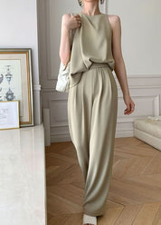 ノースリーブタックパンツセットアップ - select store mirror meノースリーブタックパンツセットアップ198875746mirror meselect store mirror me198875746S