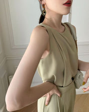 ノースリーブタックパンツセットアップ - select store mirror meノースリーブタックパンツセットアップ198875746mirror meselect store mirror me198875746S