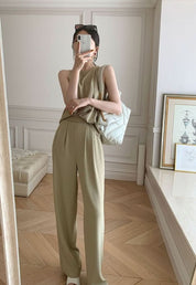 ノースリーブタックパンツセットアップ - select store mirror meノースリーブタックパンツセットアップ198875746mirror meselect store mirror me198875746S