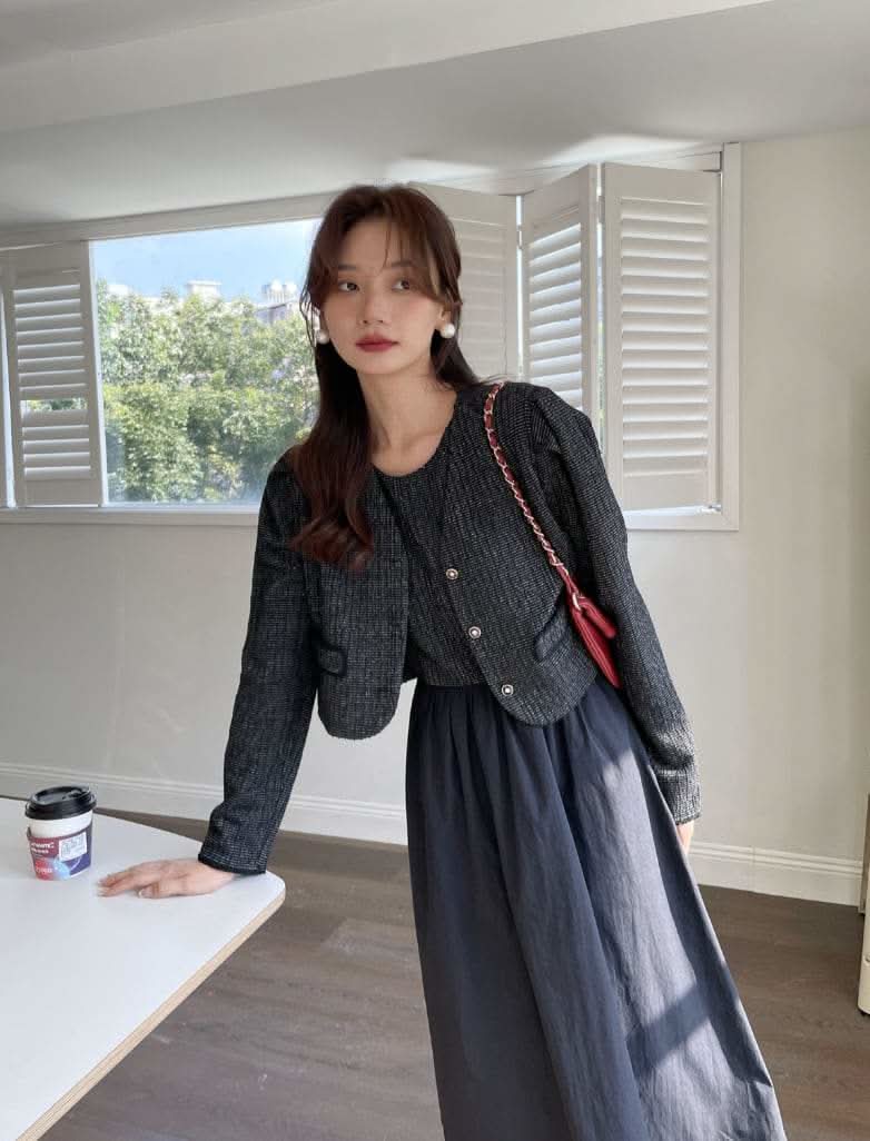 【動画あり】ブラックツイードワンピース&ジャケットセットアップ - select store mirror me【動画あり】ブラックツイードワンピース&ジャケットセットアップ199275186mirror meselect store mirror me199275186S