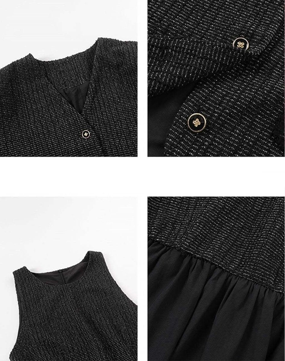 【動画あり】ブラックツイードワンピース&ジャケットセットアップ - select store mirror me【動画あり】ブラックツイードワンピース&ジャケットセットアップ199275186mirror meselect store mirror me199275186S