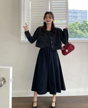 【動画あり】ブラックツイードワンピース&ジャケットセットアップ - select store mirror me【動画あり】ブラックツイードワンピース&ジャケットセットアップ199275186mirror meselect store mirror me199275186S