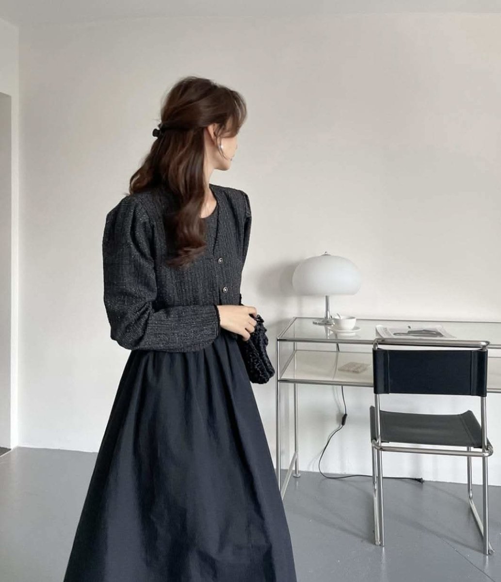 【動画あり】ブラックツイードワンピース&ジャケットセットアップ - select store mirror me【動画あり】ブラックツイードワンピース&ジャケットセットアップ199275186mirror meselect store mirror me199275186S