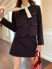 【動画あり】バイカラーストレートミニスカートセットアップ - select store mirror me【動画あり】バイカラーストレートミニスカートセットアップ199279654mirror meselect store mirror me199279654XS