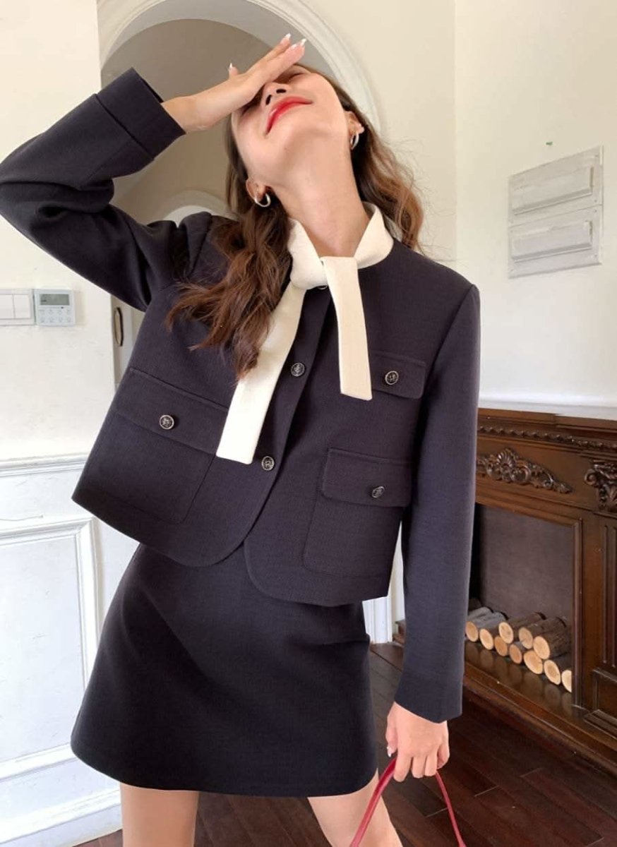 【動画あり】バイカラーストレートミニスカートセットアップ - select store mirror me【動画あり】バイカラーストレートミニスカートセットアップ199279654mirror meselect store mirror me199279654XS