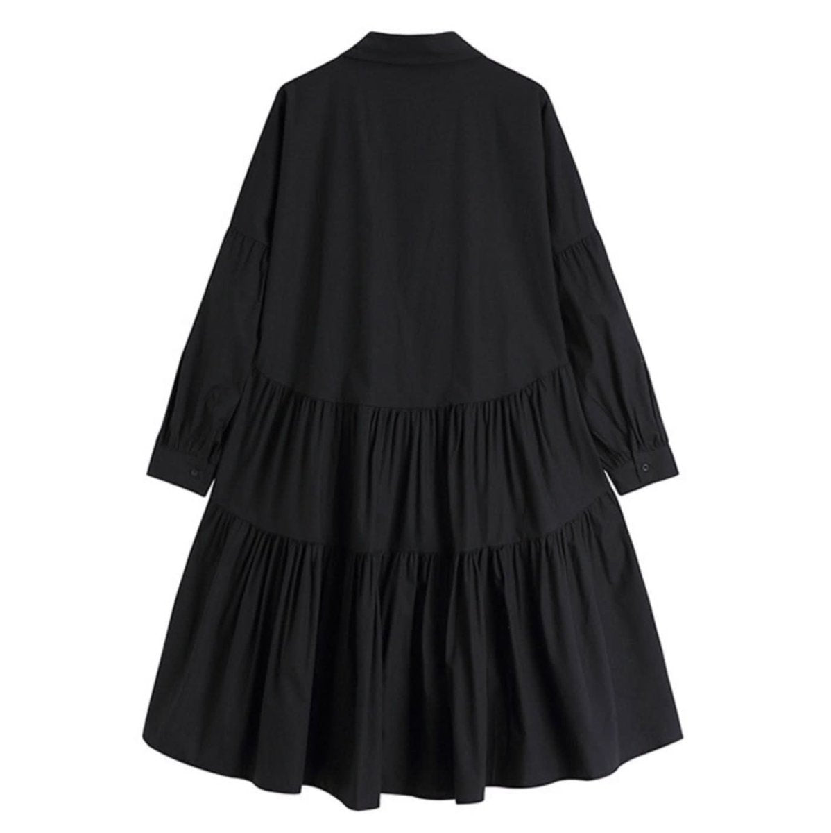 【動画あり】ティアードデザイン長袖シャツワンピース 2色展開 - select store mirror me【動画あり】ティアードデザイン長袖シャツワンピース 2色展開101002539mirror meselect store mirror me101002539ホワイト