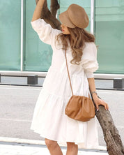 【動画あり】ティアードデザイン長袖シャツワンピース 2色展開 - select store mirror me【動画あり】ティアードデザイン長袖シャツワンピース 2色展開101002539mirror meselect store mirror me101002539ホワイト