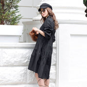 【動画あり】ティアードデザイン長袖シャツワンピース 2色展開 - select store mirror me【動画あり】ティアードデザイン長袖シャツワンピース 2色展開101002539mirror meselect store mirror me101002539ホワイト