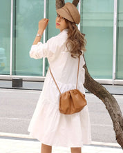 【動画あり】ティアードデザイン長袖シャツワンピース 2色展開 - select store mirror me【動画あり】ティアードデザイン長袖シャツワンピース 2色展開101002539mirror meselect store mirror me101002539ホワイト