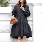 【動画あり】ティアードデザイン長袖シャツワンピース 2色展開 - select store mirror me【動画あり】ティアードデザイン長袖シャツワンピース 2色展開101002539mirror meselect store mirror me101002539ホワイト