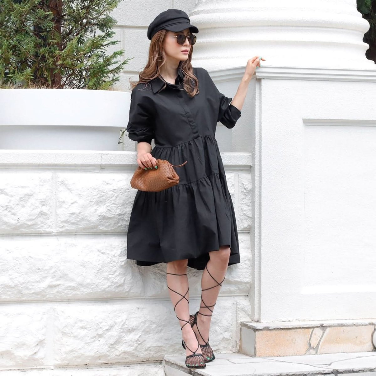 【動画あり】ティアードデザイン長袖シャツワンピース 2色展開 - select store mirror me【動画あり】ティアードデザイン長袖シャツワンピース 2色展開101002539mirror meselect store mirror me101002539ホワイト