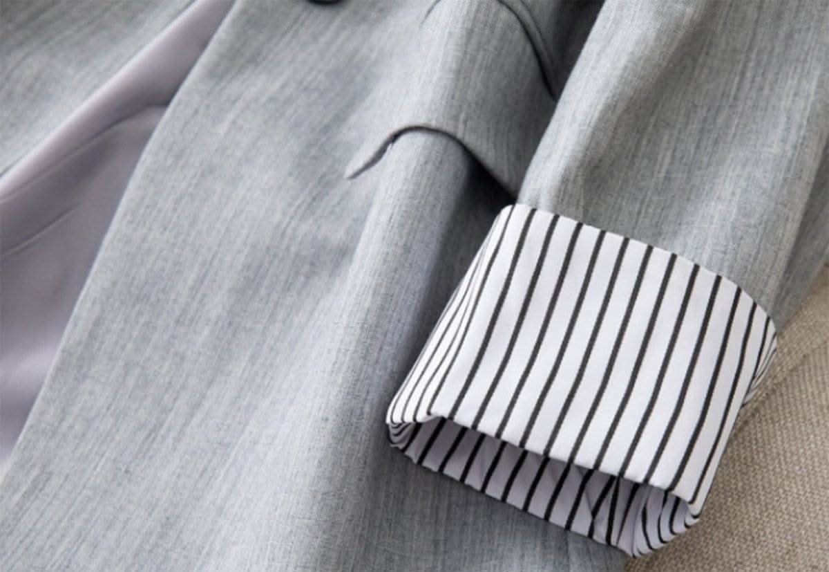 切り返し袖ストライプ美ラインジャケット 2色展開 - select store mirror me切り返し袖ストライプ美ラインジャケット 2色展開103552515mirror meselect store mirror me103552515ベージュ S