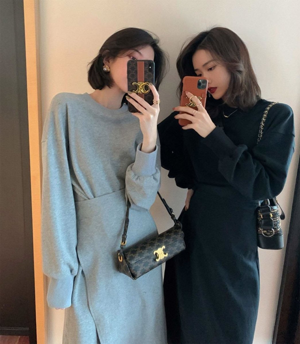 【動画あり】ウエストリボンラップデザインコットンワンピース 2色展開 - select store mirror me【動画あり】ウエストリボンラップデザインコットンワンピース 2色展開103567413mirror meselect store mirror me103567413グレー S