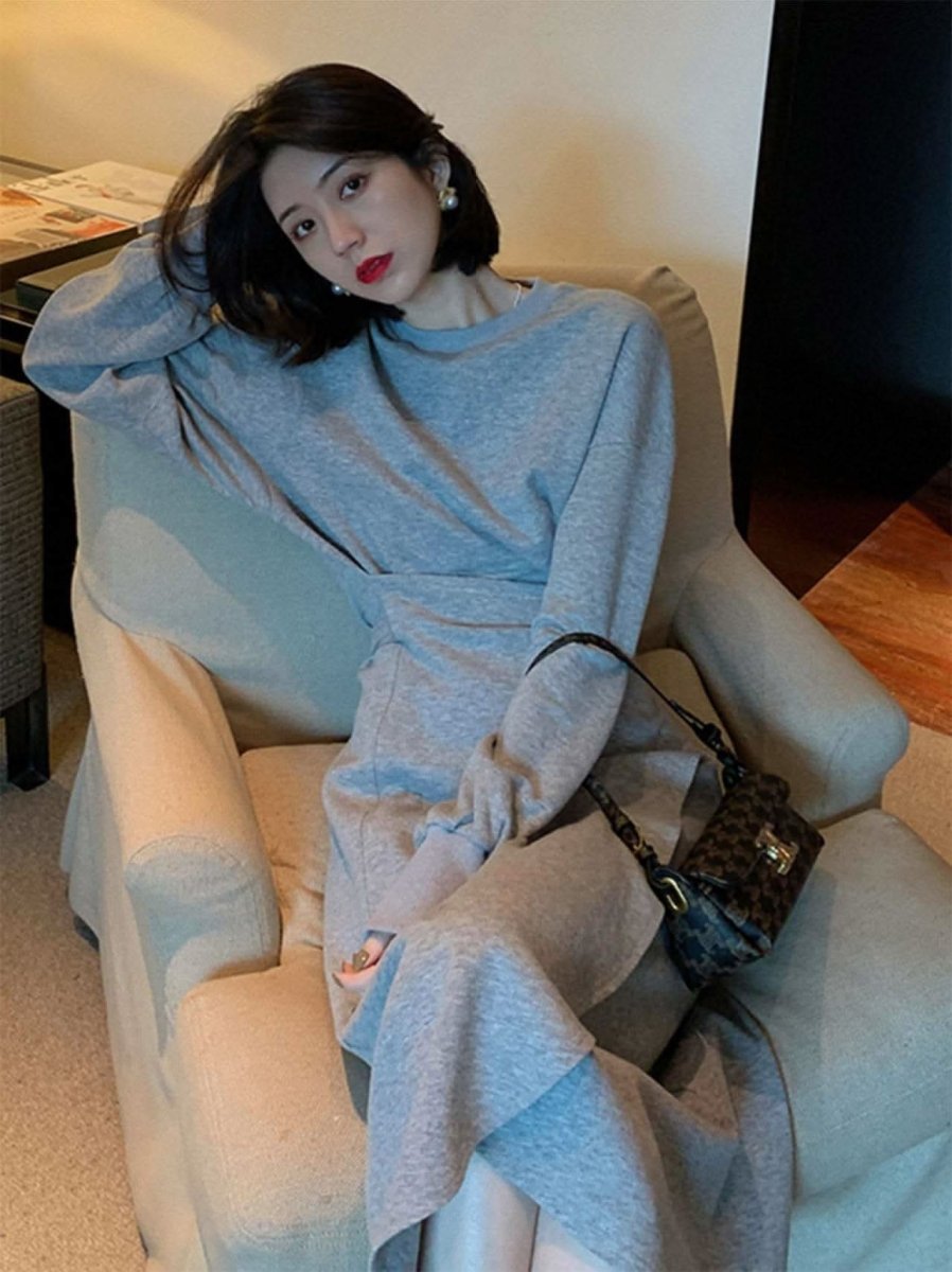 【動画あり】ウエストリボンラップデザインコットンワンピース 2色展開 - select store mirror me【動画あり】ウエストリボンラップデザインコットンワンピース 2色展開103567413mirror meselect store mirror me103567413グレー S