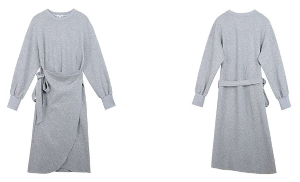 【動画あり】ウエストリボンラップデザインコットンワンピース 2色展開 - select store mirror me【動画あり】ウエストリボンラップデザインコットンワンピース 2色展開103567413mirror meselect store mirror me103567413グレー S