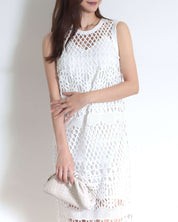 【殿堂入り】【動画あり】幾何学模様デザインミックスレースワンピース 2点セット - select store mirror me【殿堂入り】【動画あり】幾何学模様デザインミックスレースワンピース 2点セット123933511mirror meselect store mirror me123933511S