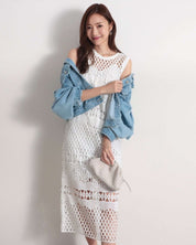 【殿堂入り】【動画あり】幾何学模様デザインミックスレースワンピース 2点セット - select store mirror me【殿堂入り】【動画あり】幾何学模様デザインミックスレースワンピース 2点セット123933511mirror meselect store mirror me123933511S