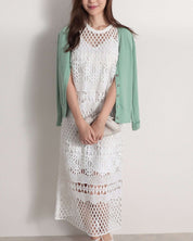 【殿堂入り】【動画あり】幾何学模様デザインミックスレースワンピース 2点セット - select store mirror me【殿堂入り】【動画あり】幾何学模様デザインミックスレースワンピース 2点セット123933511mirror meselect store mirror me123933511S