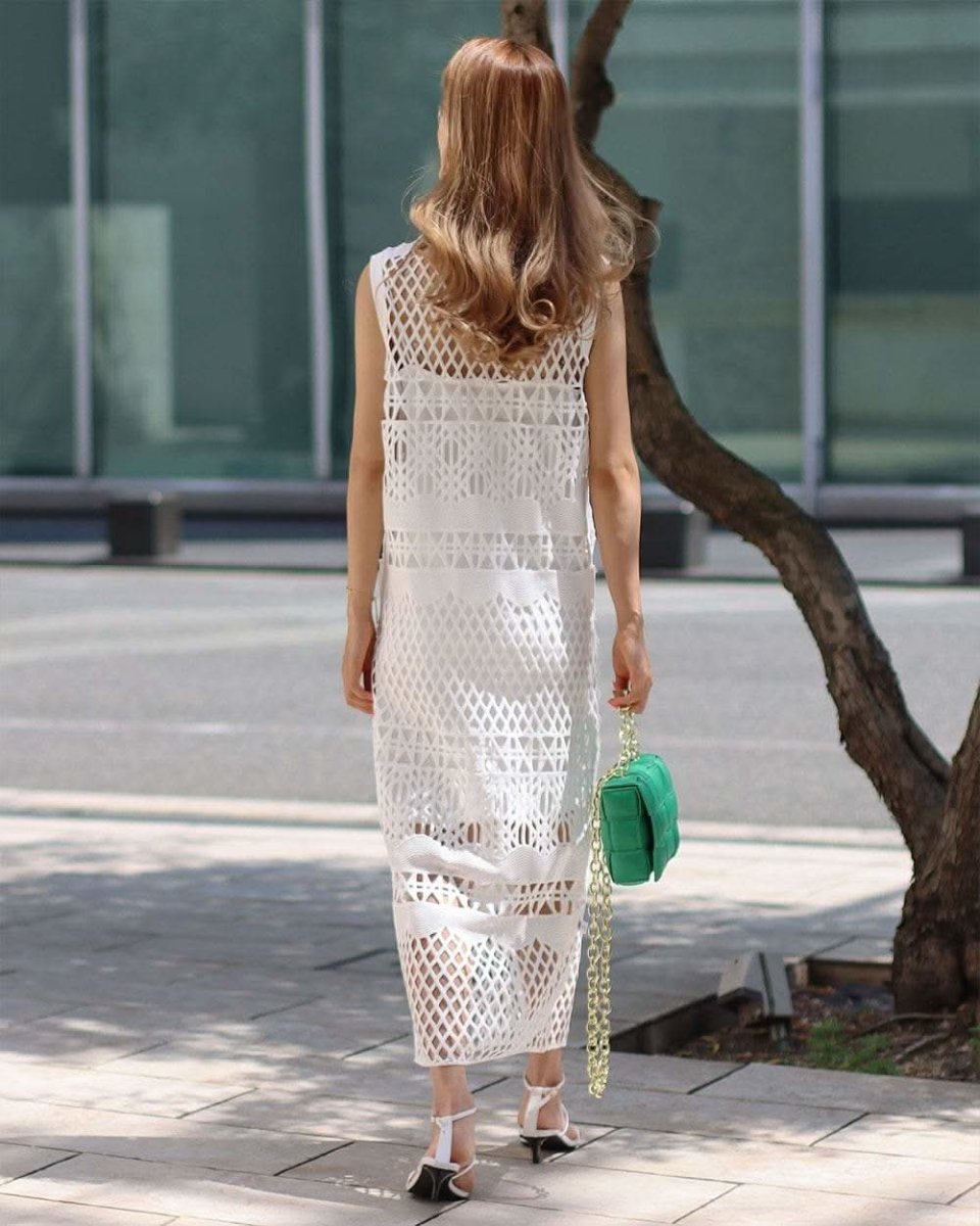 【殿堂入り】【動画あり】幾何学模様デザインミックスレースワンピース 2点セット - select store mirror me【殿堂入り】【動画あり】幾何学模様デザインミックスレースワンピース 2点セット123933511mirror meselect store mirror me123933511S