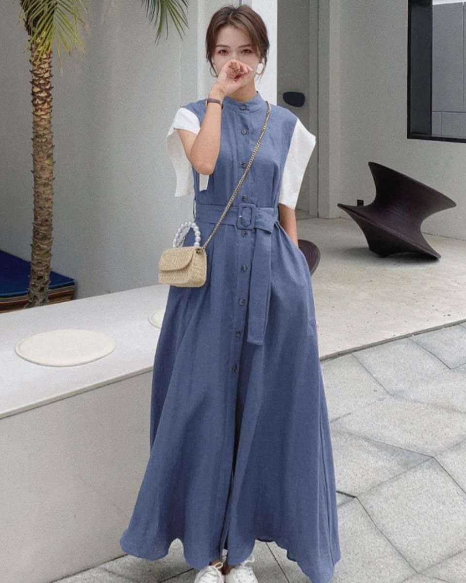 【動画あり】デザインスリーブ切り替えノーカラーワンピース 2色展開 - select store mirror me【動画あり】デザインスリーブ切り替えノーカラーワンピース 2色展開128835938mirror meselect store mirror me128835938ベージュ S