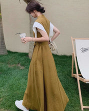 【動画あり】デザインスリーブ切り替えノーカラーワンピース 2色展開 - select store mirror me【動画あり】デザインスリーブ切り替えノーカラーワンピース 2色展開128835938mirror meselect store mirror me128835938ベージュ S