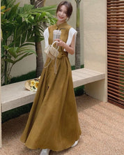 【動画あり】デザインスリーブ切り替えノーカラーワンピース 2色展開 - select store mirror me【動画あり】デザインスリーブ切り替えノーカラーワンピース 2色展開128835938mirror meselect store mirror me128835938ベージュ S