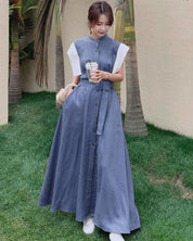 【動画あり】デザインスリーブ切り替えノーカラーワンピース 2色展開 - select store mirror me【動画あり】デザインスリーブ切り替えノーカラーワンピース 2色展開128835938mirror meselect store mirror me128835938ベージュ S