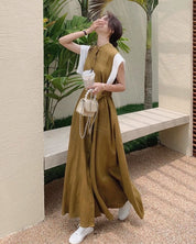 【動画あり】デザインスリーブ切り替えノーカラーワンピース 2色展開 - select store mirror me【動画あり】デザインスリーブ切り替えノーカラーワンピース 2色展開128835938mirror meselect store mirror me128835938ベージュ S