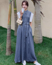 【動画あり】デザインスリーブ切り替えノーカラーワンピース 2色展開 - select store mirror me【動画あり】デザインスリーブ切り替えノーカラーワンピース 2色展開128835938mirror meselect store mirror me128835938ベージュ S