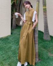 【動画あり】デザインスリーブ切り替えノーカラーワンピース 2色展開 - select store mirror me【動画あり】デザインスリーブ切り替えノーカラーワンピース 2色展開128835938mirror meselect store mirror me128835938ベージュ S