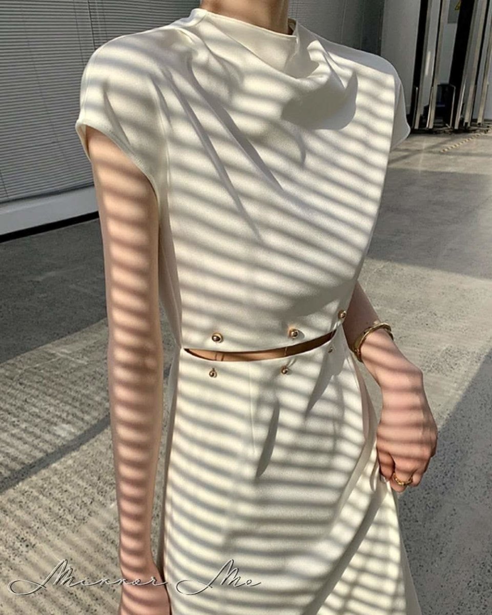 【動画あり】ウエストデザインバックルワンピース 2色展開 - select store mirror me【動画あり】ウエストデザインバックルワンピース 2色展開130087109mirror meselect store mirror me130087109ベージュ S