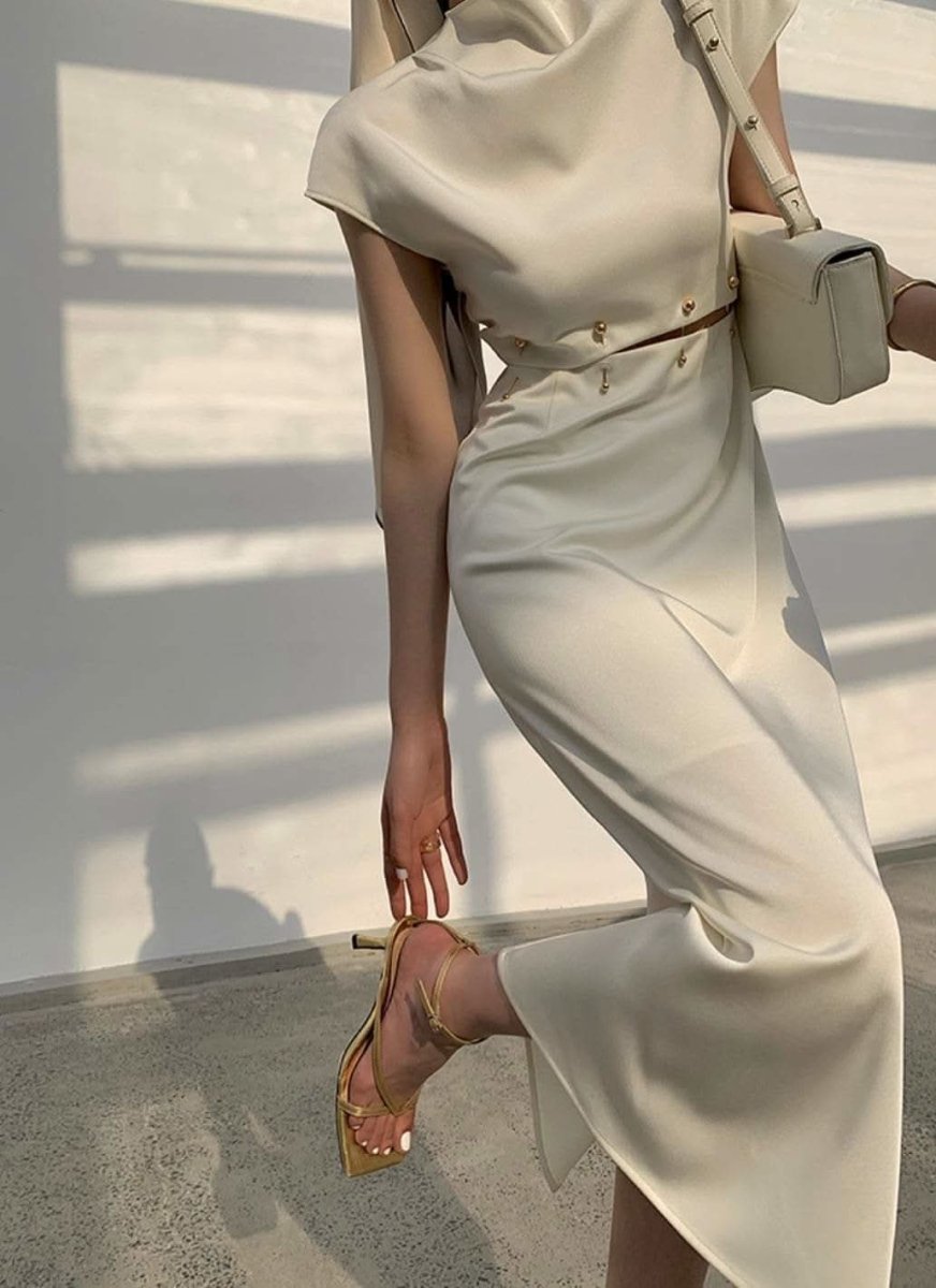 【動画あり】ウエストデザインバックルワンピース 2色展開 - select store mirror me【動画あり】ウエストデザインバックルワンピース 2色展開130087109mirror meselect store mirror me130087109ベージュ S