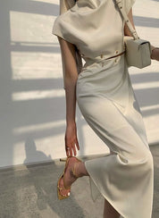 【動画あり】ウエストデザインバックルワンピース 2色展開 - select store mirror me【動画あり】ウエストデザインバックルワンピース 2色展開130087109mirror meselect store mirror me130087109ベージュ S