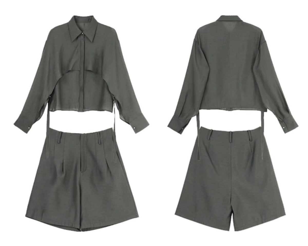 上質特殊デザインシャツ&パンツセットアップ 2色展開 - select store mirror me上質特殊デザインシャツ&パンツセットアップ 2色展開130091933mirror meselect store mirror me130091933イエロー S