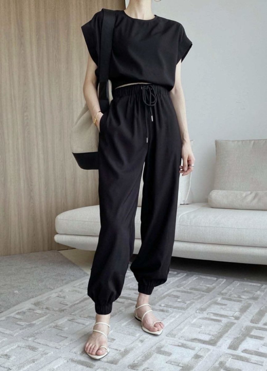 フレンチスリーブトップス&ジョガーパンツセットアップ 2色展開 - select store mirror meフレンチスリーブトップス&ジョガーパンツセットアップ 2色展開140550752mirror meselect store mirror me140550752ベージュ S