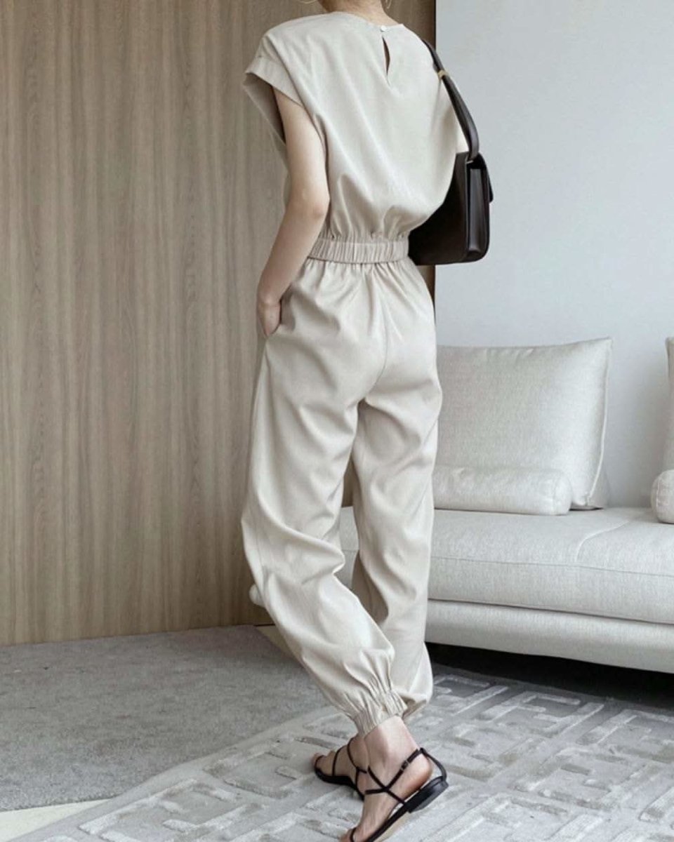 フレンチスリーブトップス&ジョガーパンツセットアップ 2色展開 - select store mirror meフレンチスリーブトップス&ジョガーパンツセットアップ 2色展開140550752mirror meselect store mirror me140550752ベージュ S