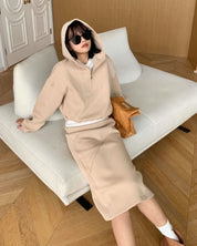 フードパーカー&デザインスカートセットアップ 2色展開 - select store mirror meフードパーカー&デザインスカートセットアップ 2色展開147033818mirror meselect store mirror me147033818ベージュ M