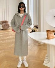 フードパーカー&デザインスカートセットアップ 2色展開 - select store mirror meフードパーカー&デザインスカートセットアップ 2色展開147033818mirror meselect store mirror me147033818ベージュ M