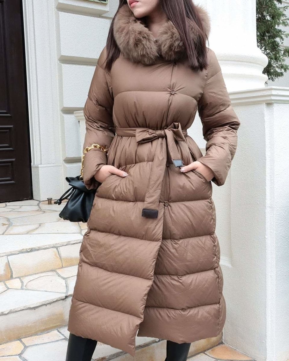 【高品質】【動画あり】ボリュームリアルファー付きロングダウンジャケット 2色展開 - select store mirror me【高品質】【動画あり】ボリュームリアルファー付きロングダウンジャケット 2色展開152089641mirror meselect store mirror me152089641ブロンズ S