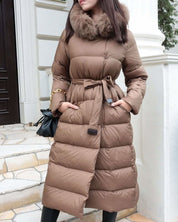 【高品質】【動画あり】ボリュームリアルファー付きロングダウンジャケット 2色展開 - select store mirror me【高品質】【動画あり】ボリュームリアルファー付きロングダウンジャケット 2色展開152089641mirror meselect store mirror me152089641ブロンズ S