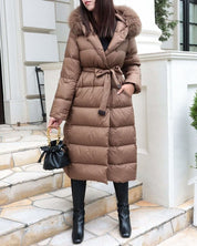 【高品質】【動画あり】ボリュームリアルファー付きロングダウンジャケット 2色展開 - select store mirror me【高品質】【動画あり】ボリュームリアルファー付きロングダウンジャケット 2色展開152089641mirror meselect store mirror me152089641ブロンズ S