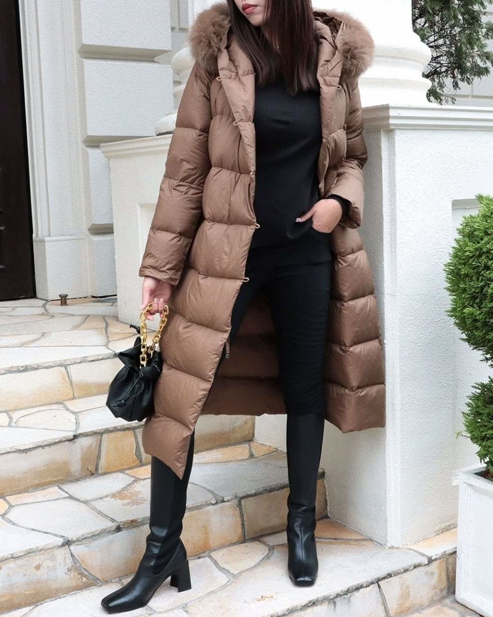 【高品質】【動画あり】ボリュームリアルファー付きロングダウンジャケット 2色展開 - select store mirror me【高品質】【動画あり】ボリュームリアルファー付きロングダウンジャケット 2色展開152089641mirror meselect store mirror me152089641ブロンズ S