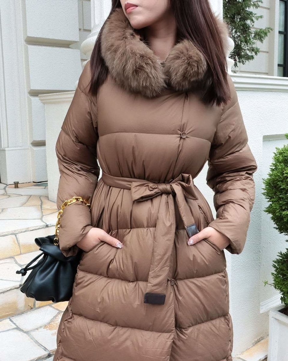 【高品質】【動画あり】ボリュームリアルファー付きロングダウンジャケット 2色展開 - select store mirror me【高品質】【動画あり】ボリュームリアルファー付きロングダウンジャケット 2色展開152089641mirror meselect store mirror me152089641ブロンズ S