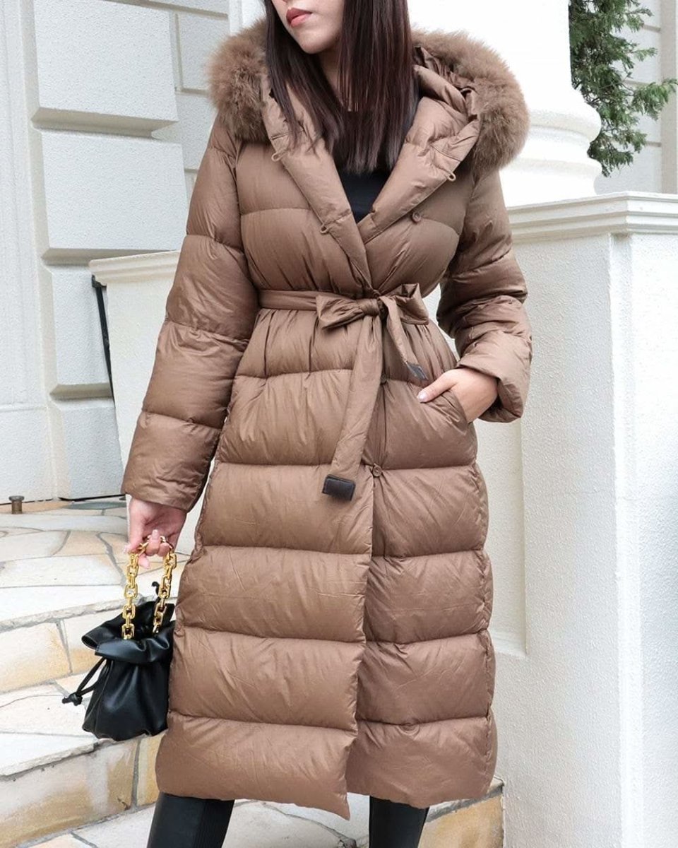 【高品質】【動画あり】ボリュームリアルファー付きロングダウンジャケット 2色展開 - select store mirror me【高品質】【動画あり】ボリュームリアルファー付きロングダウンジャケット 2色展開152089641mirror meselect store mirror me152089641ブロンズ S