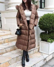 【高品質】【動画あり】ボリュームリアルファー付きロングダウンジャケット 2色展開 - select store mirror me【高品質】【動画あり】ボリュームリアルファー付きロングダウンジャケット 2色展開152089641mirror meselect store mirror me152089641ブロンズ S