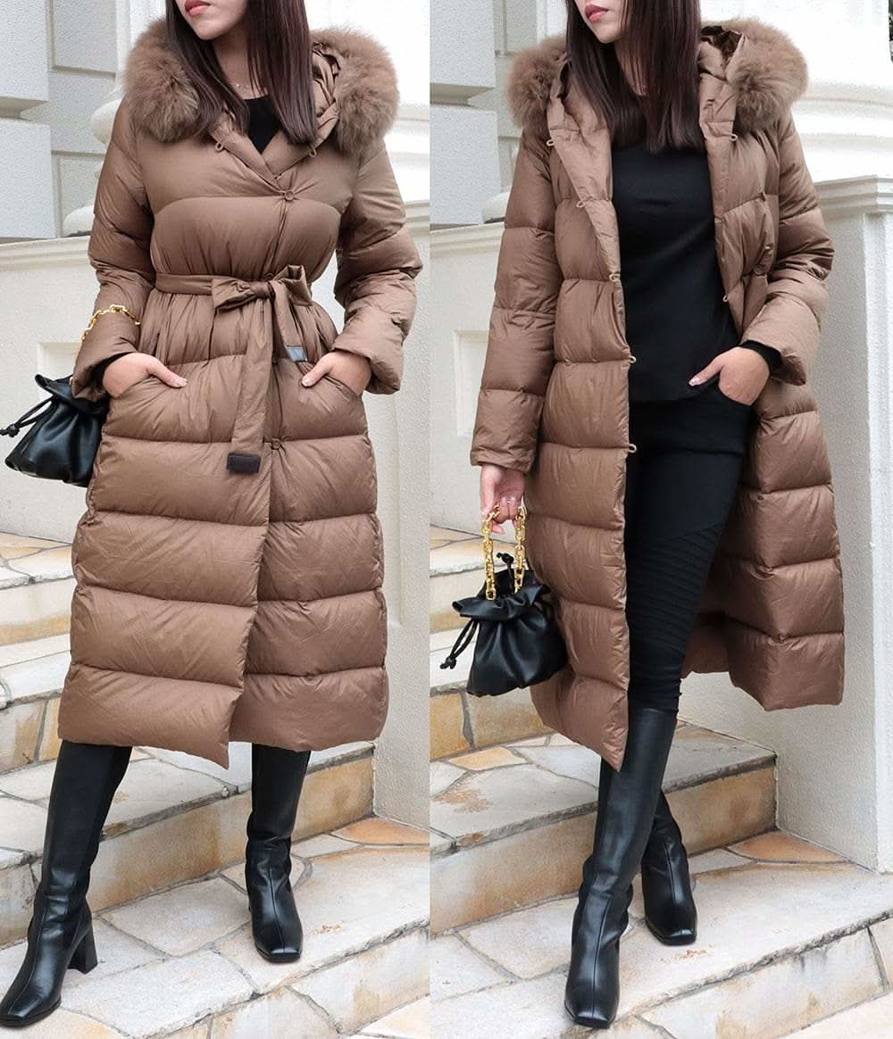 【高品質】【動画あり】ボリュームリアルファー付きロングダウンジャケット 2色展開 - select store mirror me【高品質】【動画あり】ボリュームリアルファー付きロングダウンジャケット 2色展開152089641mirror meselect store mirror me152089641ブロンズ S