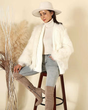 【動画あり】リブニット切り替えボリュームファーコート 2色展開 - select store mirror me【動画あり】リブニット切り替えボリュームファーコート 2色展開152259171mirror meselect store mirror me152259171ホワイト S